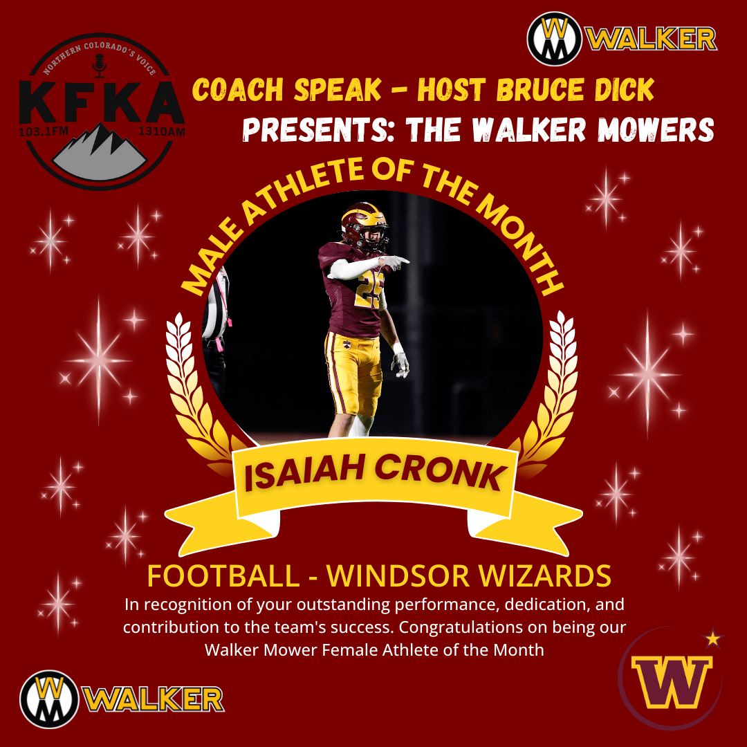 Walker Mowers - male Athlete - Isaiah Cronk